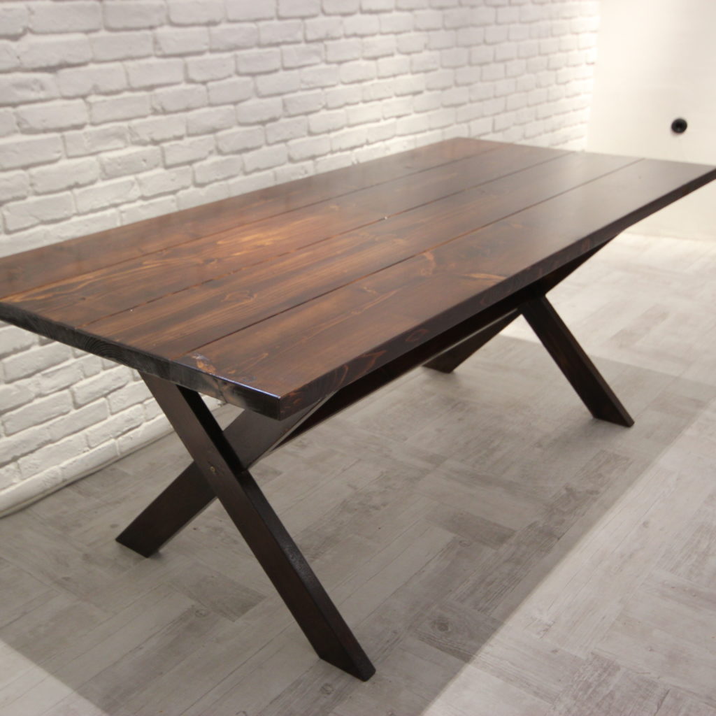 Dark Pine Table (1) → Φτιάχτο Μόνος σου
